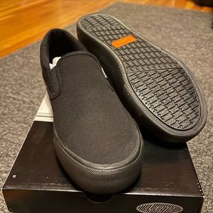 Lugz clipper slip on shoes Black Mens size 7